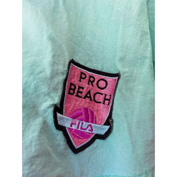 FILA PRO BEACH NEON WINDBREAKER JACKET - SMALL - Picture 3 of 11